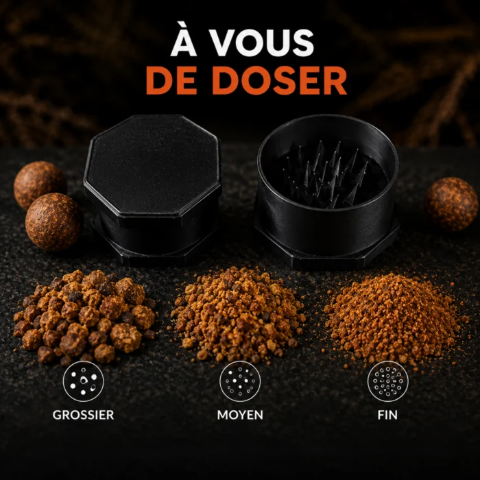 Broyeur à bouillettes pour différentes taille de grain